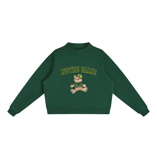 Notre Dame Mock-Neck Crew Sweatshirt