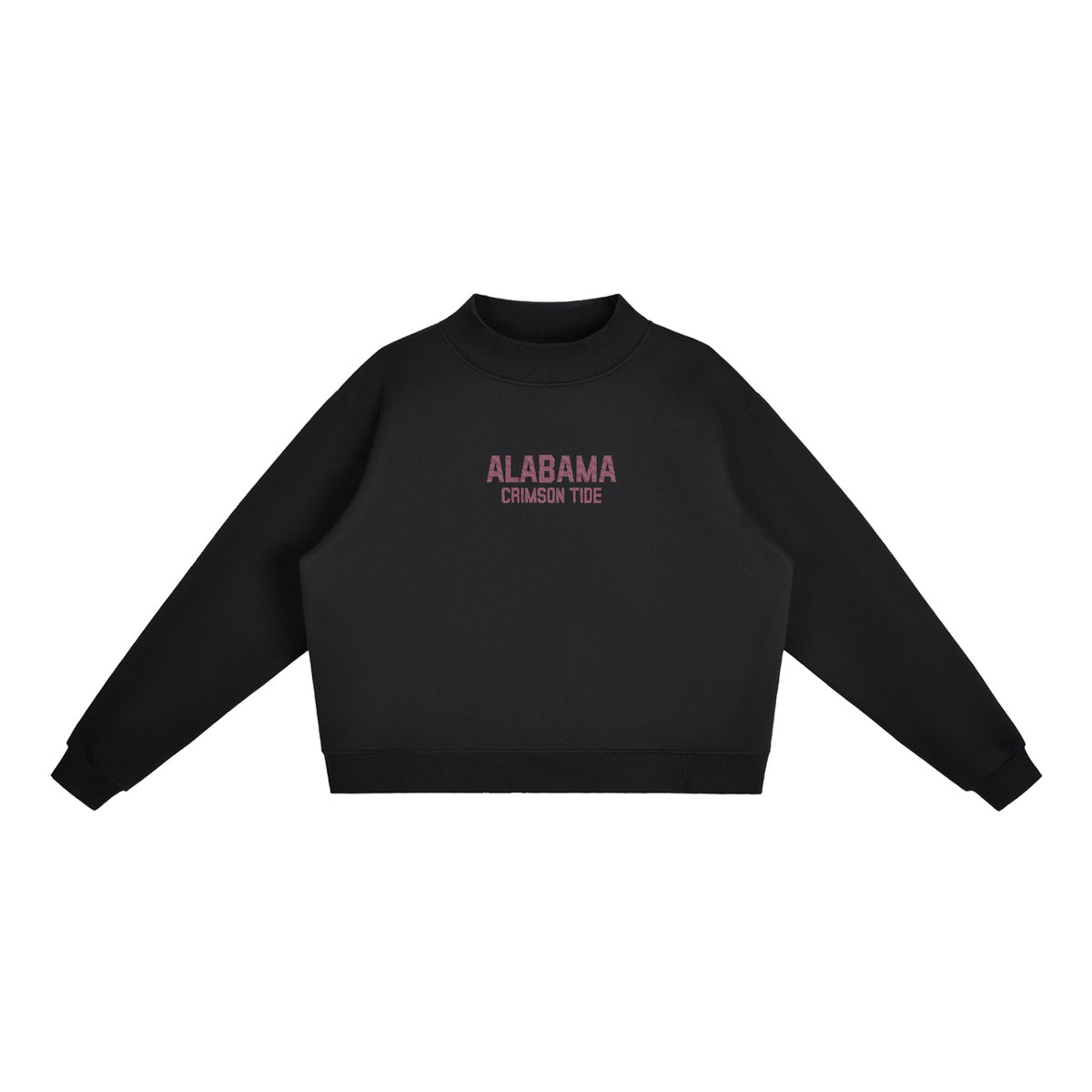 Alabama Embroidered Mock-Neck
