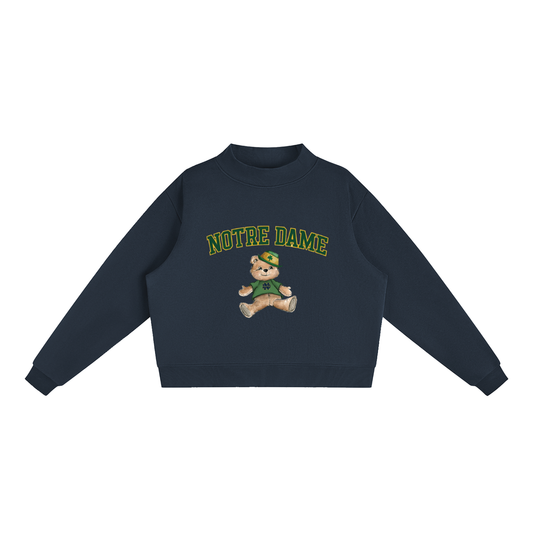 Notre Dame Mock-Neck Crew Sweatshirt