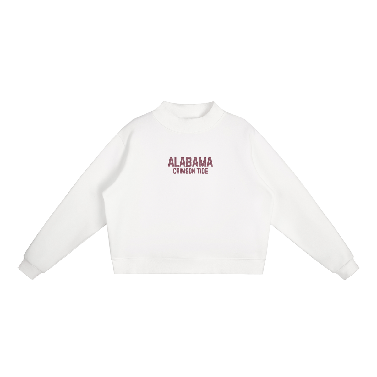 Alabama Embroidered Mock-Neck